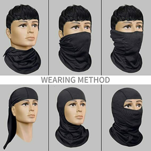 Tactical Balaclava Camo Face Mask UV Protection Ski Sun Hood Cover for Men Women