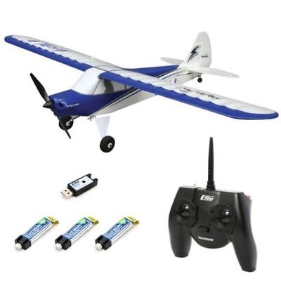 HobbyZone Sport Cub S RTF R/C RC Electric Airplane - 3X Battery Ultimate Combo