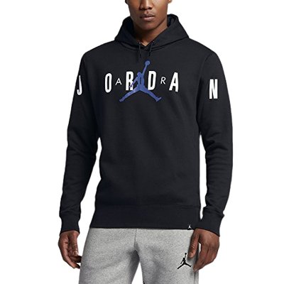 

Мужская толстовка с капюшоном Jordan Jumpman Flight Athletic Gym Pull Over Толстовка с длинным рукавом, Черный