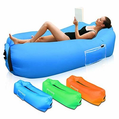 SUPTEMPO Aufblasbares Sofa tragbarer Sitzsack Outdoor Wasserdichtes Luftsofa ...