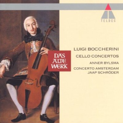Boccherini: Cello Concertos. Bylsma, Concerto Amsterdam, Schroder CD (1993)