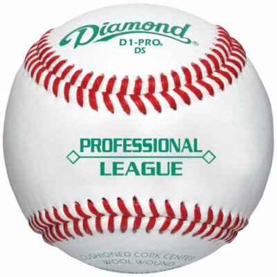 Diamond D1-Pro DS Professional League Leather Baseballs 12 Ball Pack D1-PRO DS