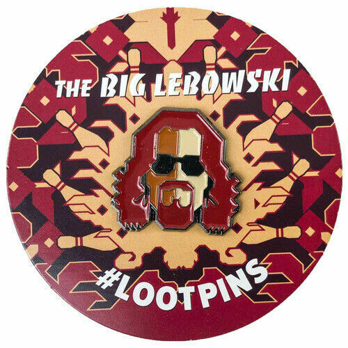 The Big Lebowski "The Dude" Jeff Bridges Enamel Pin/Brooch Loot Crate EXCLUSIVE