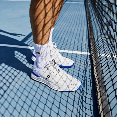 Pre-owned On The Roger Pro White Indigo Tennis Shoes Sneakers Roger Federer Men's Us 7-13