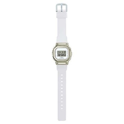Pre-owned Casio G-shock For Women Digital White Dial Women's Watch Gm-s5600g-7dr(g1069)