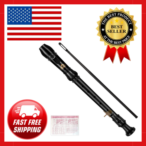 For Kids Beginners, Recorder Instrument German Style C Key 3