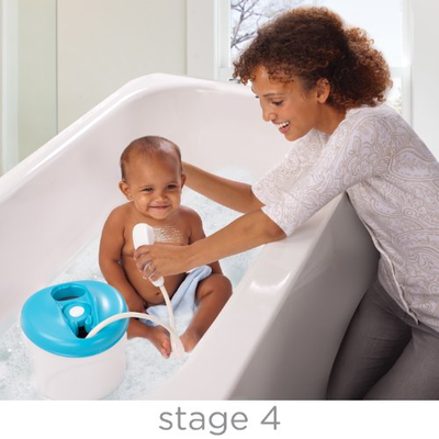 Summer Infant Newborn to Toddler Bath Center and Shower, Blue
