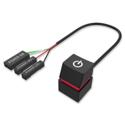 Desktop Computer Power Switch Power Supply Cable External Remote Start PC Mot...