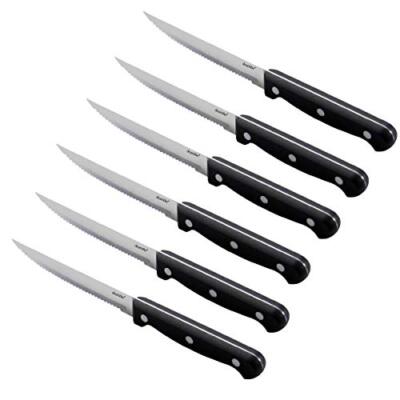 Of 6 Steak Knives Chef Steak Knife Set Premium Stainless Steel Steak Knives