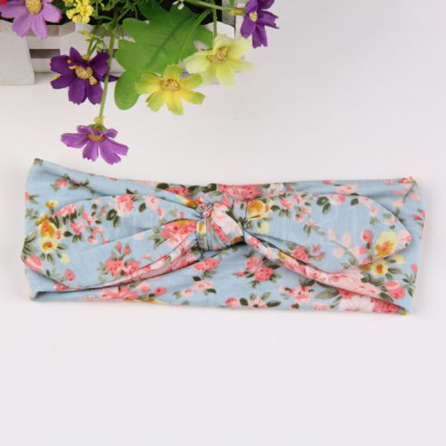 PRADA headband hair accessories hair band cotton Orange/blue  display picture 2