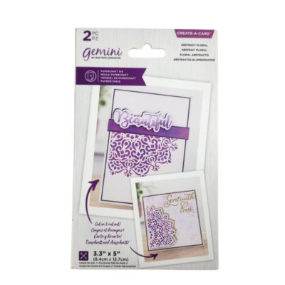 Gemini Crafter's Companion Create-A-Card Abstract Floral Die Cut