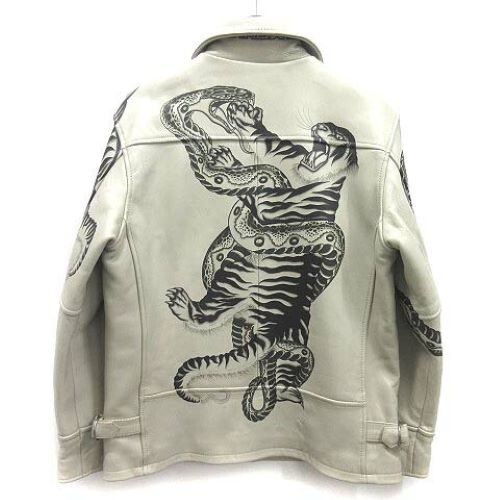 AVIREX Limited Edition of 80 Tiger Snake Hand Painted Lamb