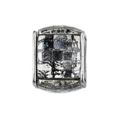 Brighton  black patina ice cube bead   nwot