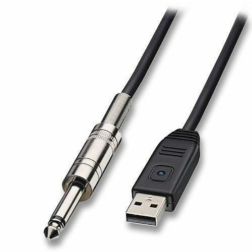 Cavo adattatore per Chitarra da Jack 6,5 mm a USB per PC 3 Metri Linq kl3623