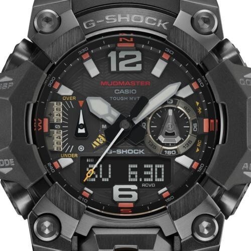 Pre-owned Casio G-shock Gwg-b1000ec-1ajf Mudmaster Radio Solar Men's Watch Japan