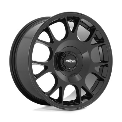 ROTIFORM 1PC R187 TUF-R 18X8.5 5/112|5/114.3 ET45 CB72.56 BLACK ALLOY WHEELS X1