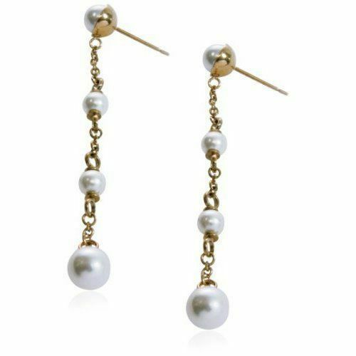 Mode-Ohrschmuck aus Stein mit Perle