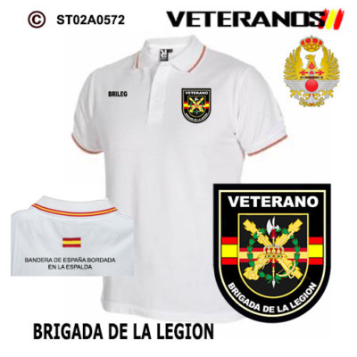 POLOS FUERZAS ARMADAS ESPAÑOLAS: VETERANOS - BRIGADA DE LA LEGION / ANTIGUO