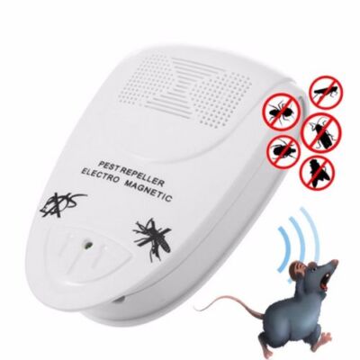 Ultrasonic Electric Mosquito Killer Lamp Mouse Cockroach Insect Zapper Repellent