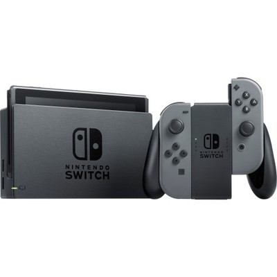 Nintendo Switch With Gray Joy-Con