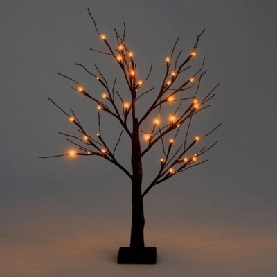 Battery operated twig tree with lights outlet