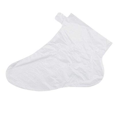 200x Disposable Paraffin Bath Liners for Foot, Plastic Bath Socks Booties Covers