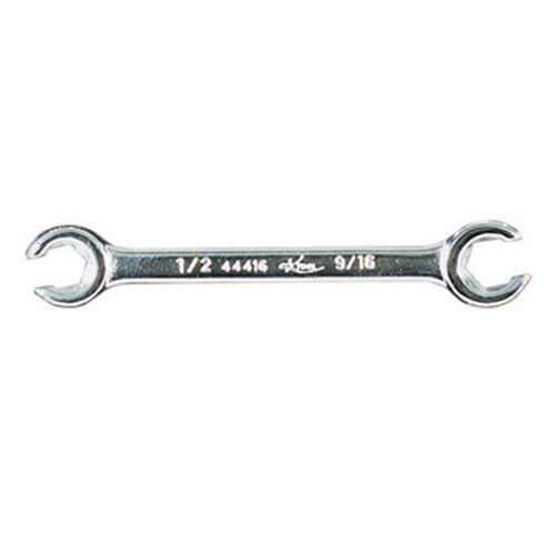 K Tool 44416 Flare Nut Wrench, 1/2" x 9/16", High Polish