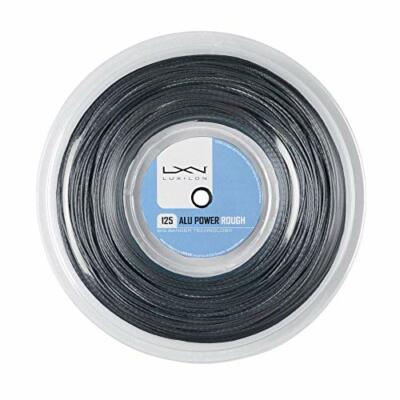 Luxilon Tennis Racket String, Alu Power 125 Rough, 12.2 m, Silver, 1.25 mm, Unis
