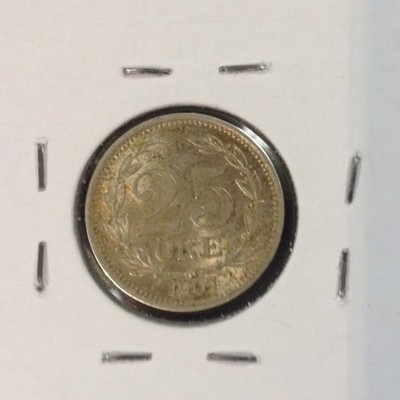 1907 Sweden 25 Ore