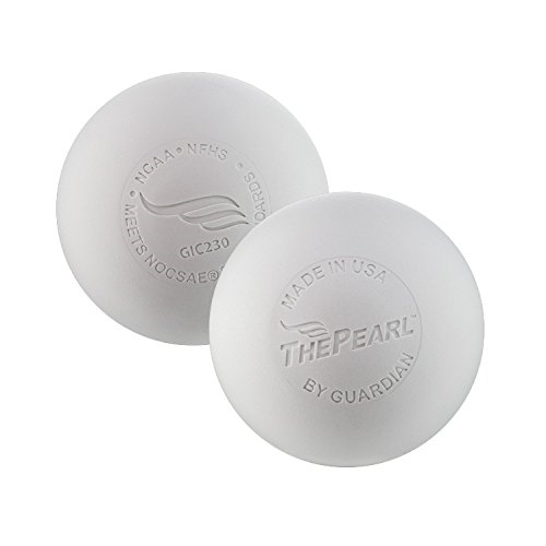 The Pearl by Guardian - Grease less Lacrosse Balls White, 20 Pack NEW