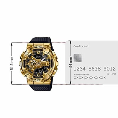 Pre-owned Casio G-shock Analog-digital Gold Dial Men Gm-110g-1a9dr ( G1053 )