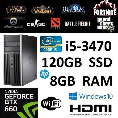 gaming pc i5 3470 gtx 660 windows 10 pro fortnite ready - is fortnite available on windows 10