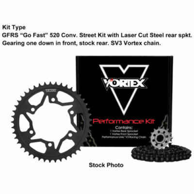 Vortex Suzuki GSXR 600 2006-2010 V3 Chain Sprocket Kit 15-43 520SX3