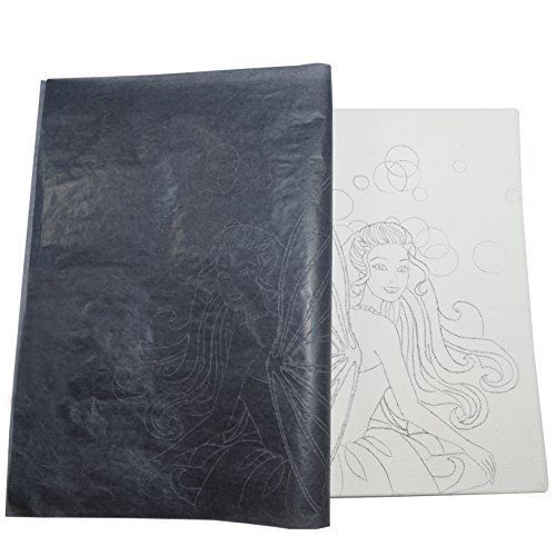 Premium Graphite Carbon Transfer Tracing Carbon Paper 50 Sheets Black 9