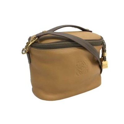 LOEWE Anagram Vanity Bag 2way Bag Shoulder Bag Handbag Diagonal Hanging Zipper