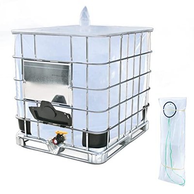 IBC Tote Cove 275 Gallon IBC Water Storage Barrel Liner Bags1000 Liter Rain