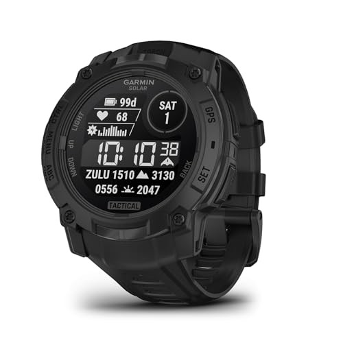 Garmin Instinct® 3 Tactical Edition, 45mm, Solar Charged Display, Rugged