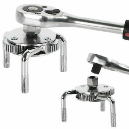 Filter Wrench Remover 3 Claw Leg Jaw 2 Way Hand Tool