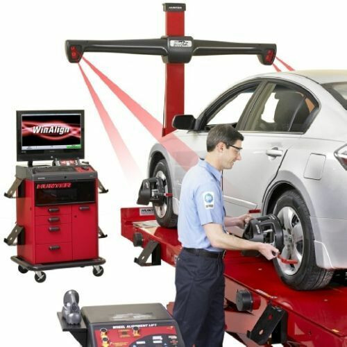 Tracking on Hunter 4 Wheel Alignment System, Discount (Braintree Tyres CM7 2QS)