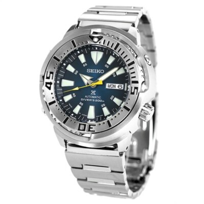 Pre-owned Seiko Prospex Sbdy055 Baby Tuna Mechanical Automatic Diver Scuba Men Watch