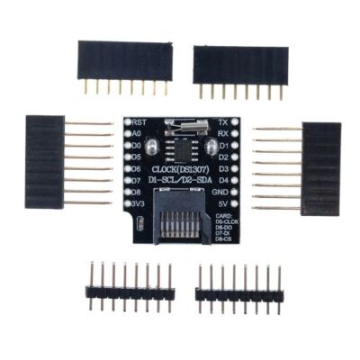 Wemos D1 Mini Data Logger Shield+RTC DS1307 Clock For Arduino/Raspberry