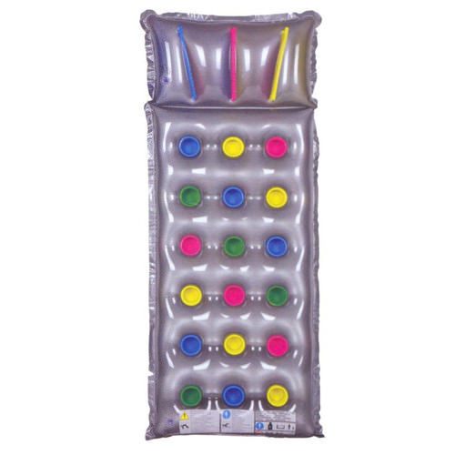 Materasso Gonfiabile Singolo Materassino 1 Posto 188x72cm Mare dfh