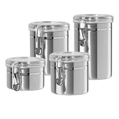 Set, 4 Pc, Stainless Steel