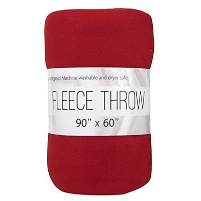 Large Hypoallergenic Fleece Throw Blankets For Twin Bed Couch 60x80 Livingroom C