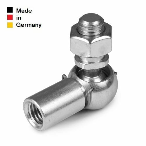 Winkelgelenk Kugelgelenk DIN 71802 CS, Stahl verzinkt | M5 M6 M8 M10 M12 M14