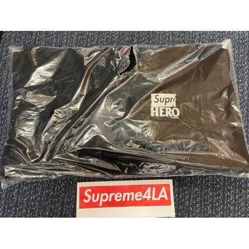 Pre-owned Supreme Antihero Hooded Sweatshirt Black Xl