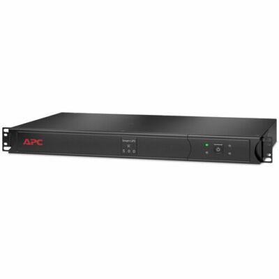 APC Smart-UPS, Line Interactive, 500VA, Rackmount 1U, 120V, 4x NEMA 5-15R outlet