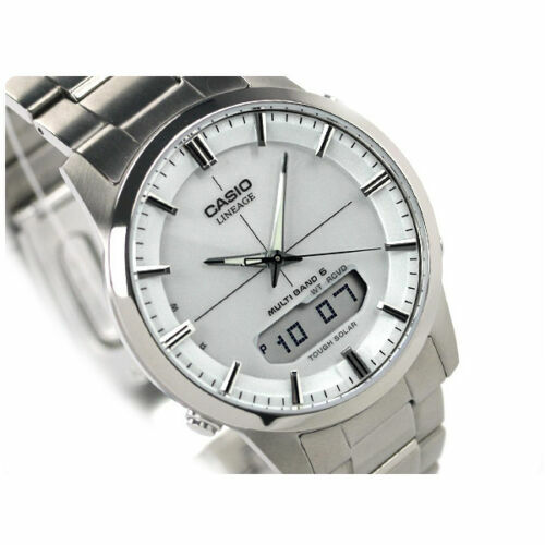 Pre-owned Casio Lineage Lcw-m170td-7ajf Tough Solar Atomic Radio Watch Lcw-m170td-7ajf