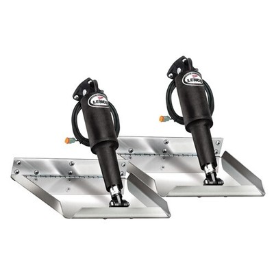 Lenco Marine 12''X12'' Edge Mount Trim Tab Kit 12V Electro Polished 15116-101