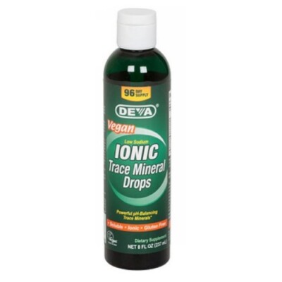 Trace Mineral Drops Ionic 8 fl oz By Deva Vegan Vitamins